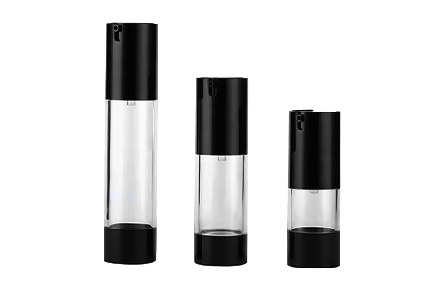 20ml.30ml.50ml 화장품용 블랙 U자형 로션 펌프 에어리스 보틀